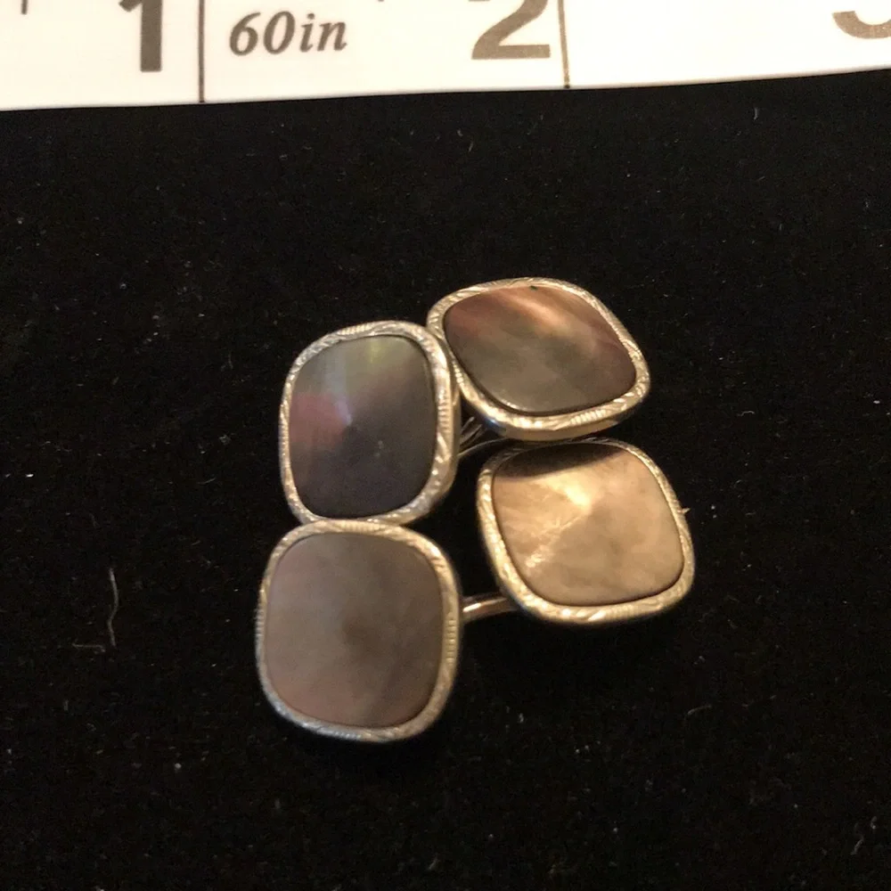 3/$15 ⭐️ Two pair vintage cuff links Hickok and swank silver tone cufflinks (x)
